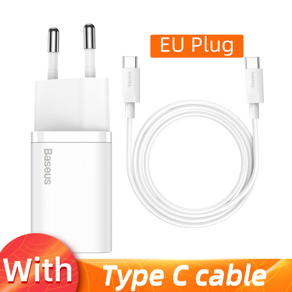Compatible with Apple, Eu USB C Fast Charger 20W For IPhone 12 Pro Max