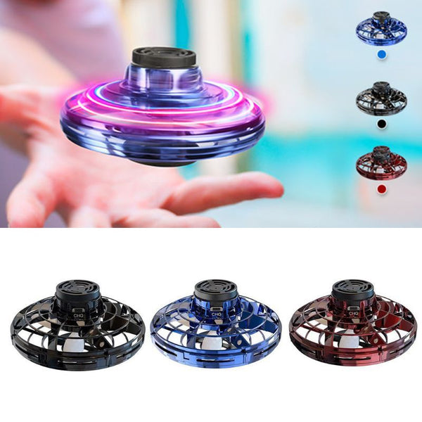 Drone LED UFO Type Flying Helicopter Spinner Toy Kids