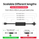 4 In 1 Retractable USB Cable Creative Macaron Type C Micro Cable For I Phone With Phone Stand Charging Data Cable Line Storage Box