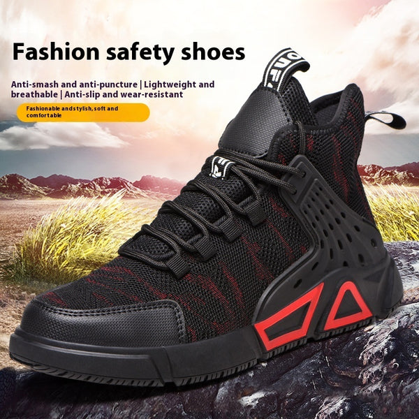 Steel Toe Anti Smashing And Anti Piercing Safety Protective Work Shoes