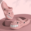New Cute Funny Shark Slippers Summer Outerdoor Garden Shoes Indoor Non-Slip Floor Home Slipper